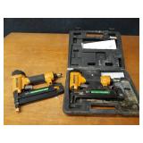 Lot of (2) Bostitch Pneumatic Stapler and Brad Nailer