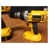 DeWalt 18V Cordless Drills, Circular Saw, 2 Batteries  and Charger