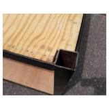 Steel and Wood Worktable - 48" x 40" x 30-1/2"