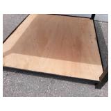 Steel and Wood Worktable - 48" x 40" x 30-1/2"