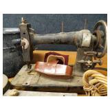 Canning Pot, Antique Irons and Lamps, Camera and More