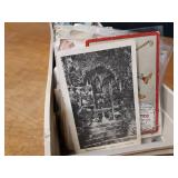 Large Container of Vintage and Antique Postcards