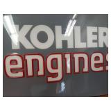 KOHLER Engine Dealer Sign - 20" x 15" - Has Cracks