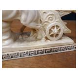 Vintage Chariot / Horse Statue - Signed A. Santini