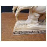 Vintage Chariot / Horse Statue - Signed A. Santini