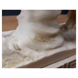 Vintage Chariot / Horse Statue - Signed A. Santini