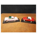 (2) Diecast Models 1955 Ford Fairlane & 1955 Ford Thunderbird