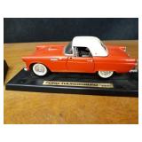(2) Diecast Models 1955 Ford Fairlane & 1955 Ford Thunderbird
