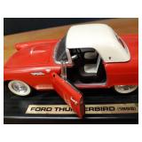(2) Diecast Models 1955 Ford Fairlane & 1955 Ford Thunderbird
