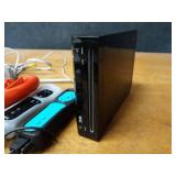 Nintendo Wii - W/ (2) Controllers, (2) Steering Wheels, (2) Nunchucks, Power Supply, AV Cord & Sensor Bar