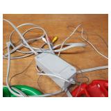Nintendo Wii - W/ (2) Controllers, (2) Steering Wheels, (2) Nunchucks, Power Supply, AV Cord & Sensor Bar