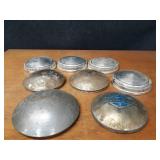 Lot of (8) Vintage Hubcaps - Chevrolet, Shore Station