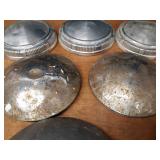 Lot of (8) Vintage Hubcaps - Chevrolet, Shore Station