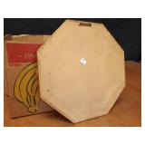 Octagon Mirror w/ Etched Farmall Tractor - 13" Across