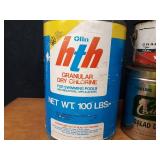 Lot of Vintage Advertising Cans and Old Steel Fuel Can