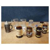 Collection of Beer Mugs and Bar Glasses