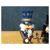 Lot of 3 Wood Nutcrackers - Each is about 16" Tall