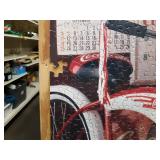 Very Large Coca-Cola Puzzle Mounted to Wood - 44" x 36"