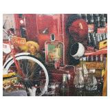 Very Large Coca-Cola Puzzle Mounted to Wood - 44" x 36"