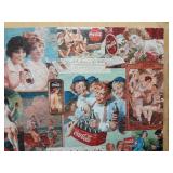 Very Large Coca-Cola Puzzle Mounted to Wood - 44" x 36"