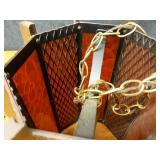Vintage Hanging Light and Cribbage Board