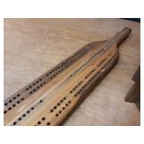 Vintage Hanging Light and Cribbage Board