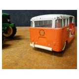 Buddy L Volkswagen Van and John Deere Tractor Toy