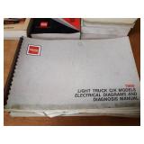 Lot of (19) GMC Truck Service Manuals 1987, 1988, 1990 & 1993