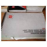 Lot of (19) GMC Truck Service Manuals 1987, 1988, 1990 & 1993