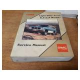 Lot of (19) GMC Truck Service Manuals 1987, 1988, 1990 & 1993