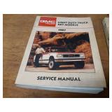 Lot of (19) GMC Truck Service Manuals 1987, 1988, 1990 & 1993