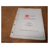 Lot of (19) GMC Truck Service Manuals 1987, 1988, 1990 & 1993