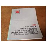 Lot of (19) GMC Truck Service Manuals 1987, 1988, 1990 & 1993