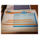 Lot of (14) Chevrolet Truck Electrical Diagram Manuals 1990, 1991, 1992 & 1993