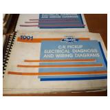 Lot of (14) Chevrolet Truck Electrical Diagram Manuals 1990, 1991, 1992 & 1993