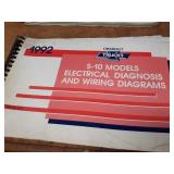 Lot of (14) Chevrolet Truck Electrical Diagram Manuals 1990, 1991, 1992 & 1993