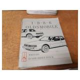 Lot of (14) Oldsmobile Service Manuals 1980, 1981, 1982 & 1986
