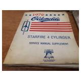 Lot of (10) Oldsmobile Service Manuals 1969, 1971, 1975, 1976, 1977, 1978, 1979