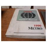 Lot of (14) Geo Service Manuals 1990, 1992 & 1993