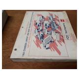 Lot of (8) Chevrolet Car Service Manuals 1990, 1992 & 1993