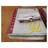 Lot of (10) Oldsmobile Service Manuals 1992, 1993 & 1994