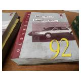 Lot of (10) Oldsmobile Service Manuals 1992, 1993 & 1994