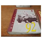 Lot of (10) Oldsmobile Service Manuals 1992, 1993 & 1994