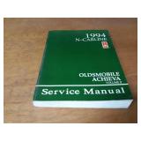 Lot of (10) Oldsmobile Service Manuals 1992, 1993 & 1994