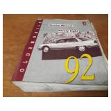Lot of (10) Oldsmobile Service Manuals 1992, 1993 & 1994