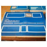 Lot of (7) 1992 GMC Truck and Van Shop / Electrical Manuals