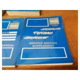 Lot of (7) 1992 GMC Truck and Van Shop / Electrical Manuals