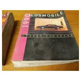 Lot of (9) 1990 Oldsmobile Service Manuals