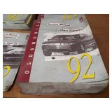 Lot of (6) 1992 Oldsmobile Service Manuals