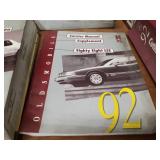 Lot of (6) 1992 Oldsmobile Service Manuals